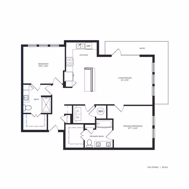 Unit 3223 3110 floor plan